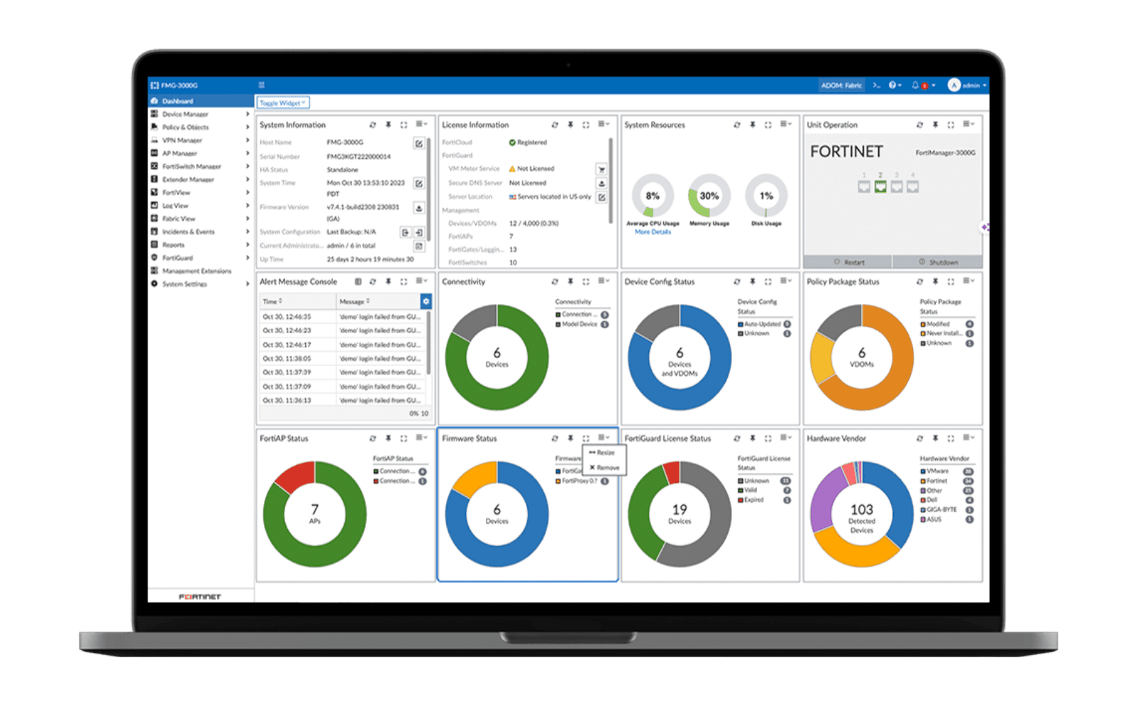 Operación MSSP Fortinet - SOC 24/7