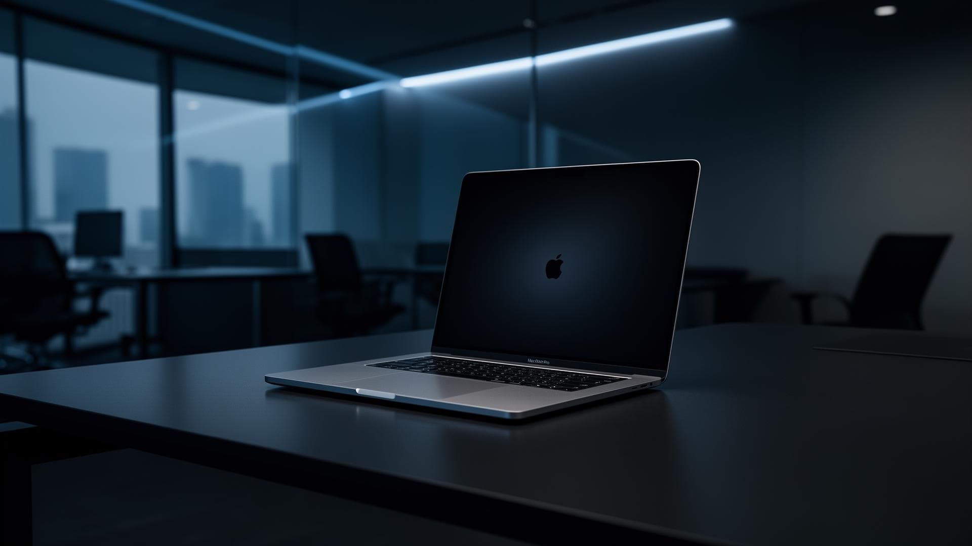MacBook Pro en entorno corporativo