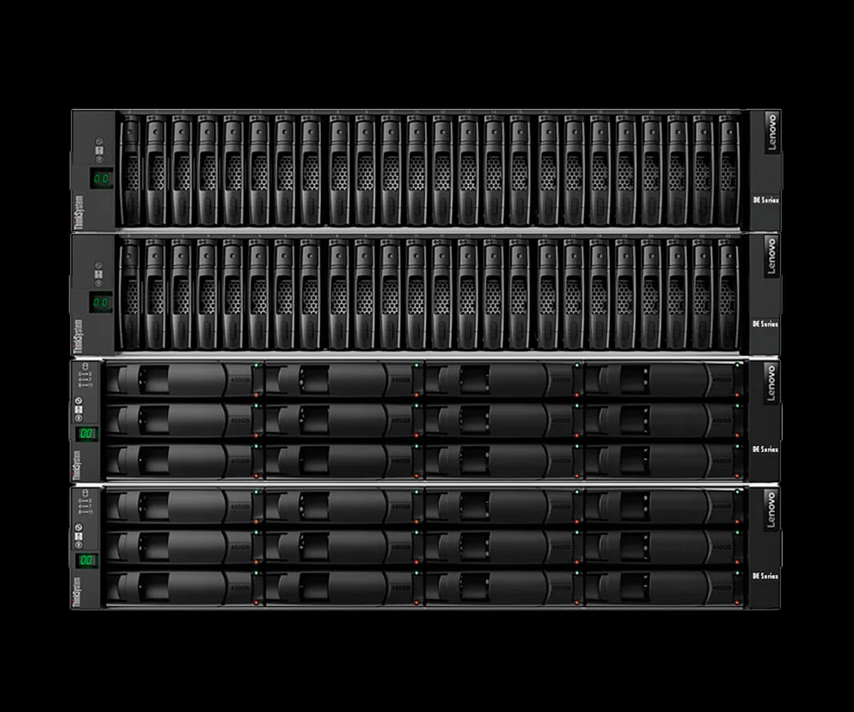 ThinkSystem DM & DE Series: Plataformas Optimizadas (SAN)